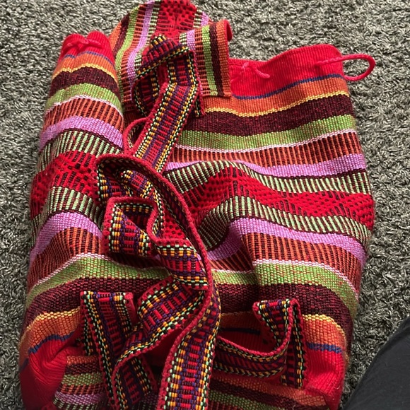 Colorful authentic Mexico backpack - Picture 3 of 4